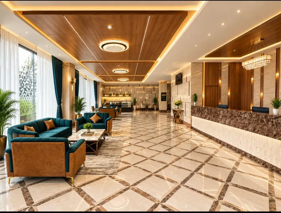 Reception and lobby lounge